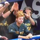 Illustration for article titled Mizzou Baseball Players Use Red-Headed Teammate To Heat Up A Rally
